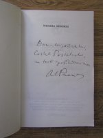 Alexandru Paleologu si Stelian Tanase - Sfidarea memoriei (cu autograful autorului)