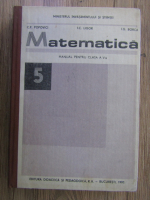 C. P. Popovici - Matematica, manual pentru clasa a V a