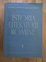 Anticariat: Istoria literaturii romane (volumul 1). Folclorul. Literatura romana in perioada feudala (1400-1780)