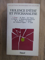 Violence d'etat et psychanalyse