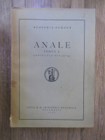 Academia Romana. Anale (tomul L, sedintele din 1929-1930)