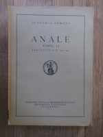 Academia Romana. Anale (tomul LI, sedintele din 1930-1931)