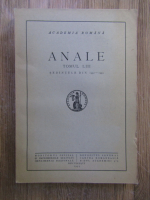 Academia Romana. Anale (tomul LIII, sedintele din 1932-1933)