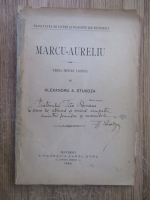 Alexandru A. Sturdza - Marcu-Aureliu (cu autograful autorului, 1890)