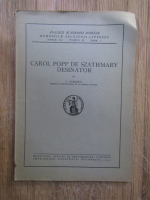 G. Oprescu - Carol Popp de Szathmary desinator