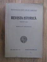 Anticariat: Nicolae Iorga - Revista istorica vol XXX, N-LE 1-12, ianuar-decemvrie 1944