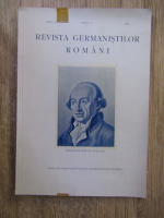 Revista germanistilor romani, anul II, nr. 2, 1933