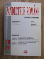 Anticariat: Revista Pandectele Romane, nr. 2, 2001