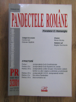 Anticariat: Revista Pandectele Romane, nr. 3, 2001