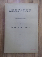 Stefan I. Nenitescu - Teoria criticei (volumul 1, cartea 2, 1925)