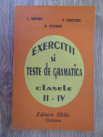 Anticariat: V. Craciun - Exercitii si teste de gramatica. Clasele II-IV