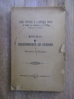 Xenophon C. Gheorghiu - Studiu dupa orespondenta lui Cicerone