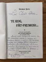 Anticariat: George Sovu - Te rog, Fat-frumos (cu autograful autorului)