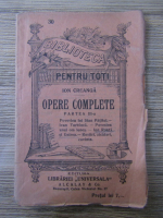 Anticariat: Ion Creanga - Opere complete (parta a III-a, 1927)