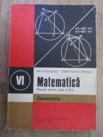 Ion Cuculescu - Matematica, manual pentru clasa a VI a. Geometrie