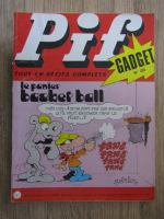 Revista Pif, nr. 1461, 1973. Le panier basket ball