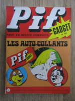 Revista Pif, nr. 1462, 1973. Les auto-collants