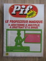 Revista Pif, nr. 1497, 1974. Le professeur magique