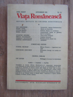 Anticariat: Revista Viata Romaneasca, anul XXXIV, nr. 10, octombrie 1981 