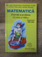 Anticariat: Adrian Ciupitu - Matematica. Exercitii si probleme clasa a VIII a, semestrul I 2005-2006