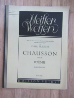 Carl Flesch. Chausson. Opus 25