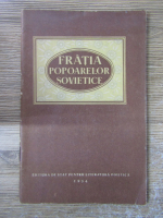 Fratia popoarelor sovietice