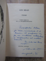 Ion Brad - Poeme (cu autograful autorului)