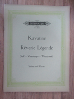 Kavatine reverie legende. Violine und klavier