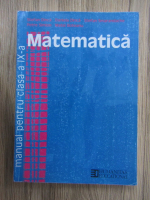 Stefan Dinca, Petre Simion, Stefan Smarandache - Matematica, manual pentru clasa a IX-a