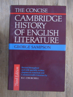 The Concise Cambridge history of english literature