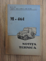 Autoturism M 461, notita tehnica