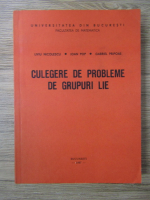 Liviu Nicolescu - Culegere de probleme de grupuri lie