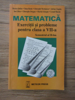 Anticariat: Rozica Stefan, Dana Radu, Gheorghe Nicolaescu - Matematica. Exercitii si probleme pentru clasa a VII-a, semestrul al II-lea