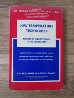 A. C. Rose-Innes - Low temperature techniques. The use of liquid helium in the laboratory