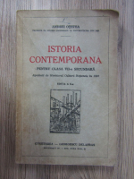 Andrei Otetea - Istoria contemporana pentru clasa VII-a secundara, editia a II-a