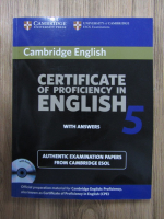 Certificate of proficiency in english eith answers (volumul 5)