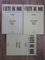Constantin Amariutei - Caiete de dor. Metafizica si poezie (3 volume)