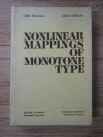 Anticariat: Dan Pascali - Nonlinear mappings of monotone type