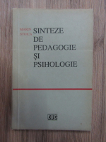 Anticariat: Marin Stoica - Sinteze de pedagogie si psihologie