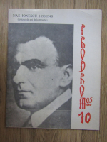 Revista Prodromos, nr. 10, februarie-martie, 1965. Nae Ionescu, 1890-1940