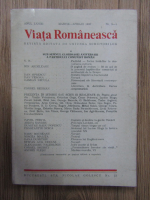 Revista Viata Romaneasca, anul LXXXI, nr. 3-4, octombrie 1986