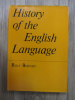 Anticariat: Rolf Berndt - History of the english language