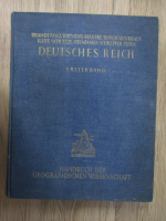 Deutsches Reich. Erster band (1936)