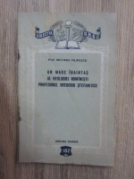 Miltiade Filipescu - Un mare inaintas al geologiei romanesti Profesorul Gregoriu Stefanescu