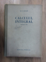 Anticariat: N. N. Luzin - Calculul integral