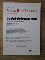 Revista Viata Romaneasca, nr. 11-12, noiembrie-decembrie 2020