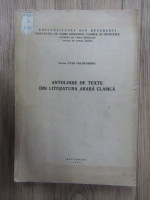 Yves Goldenberg - Antologie de texte din literatura araba clasica