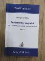 Anticariat: Gheorghe Mihai - Fundamentele dreptului, volumul 1. Stiinta dreptului si ordinea juridica (editia 2)