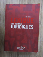 Lexique des termes juridiques