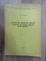 Mihai Sabac - Lectii de analiza reala. Capitole de teoria masurarii si integralei